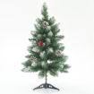 Εικόνα για Χριστουγεννιάτικο Δέντρο Έλατο Χιονισμένο Με Berry 60 cm με Πλαστική Βάση Eurolamp 600-30167