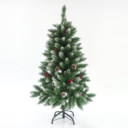 Εικόνα για Χριστουγεννιάτικο Δέντρο Χιονισμένο με Berry 120 cm Eurolamp 600-30169