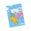 Εικόνα για Janod Εκπαιδευτικό Puzzle Παγκόσμιος Χάρτης με 350 Κομμάτια & 50 Αξιοθέατα - Γίγας Παζλ Δαπέδου 99cm J02677