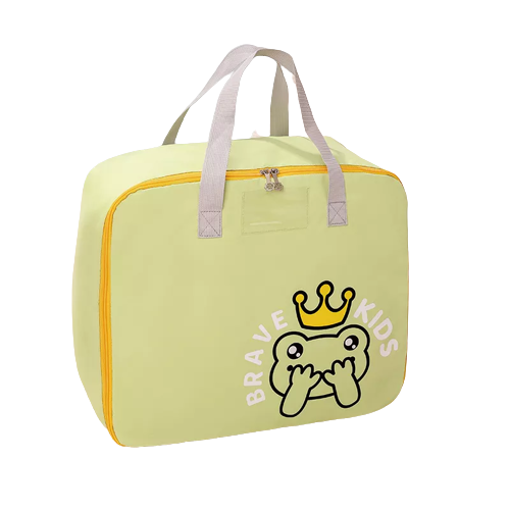 Εικόνα για Τσάντα Αποθήκευσης και Οργάνωσης Brave Kids Πράσινη Quilt Bag Frog 50 x 23 x 40 cm