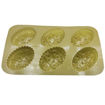 Εικόνα για Φόρμα σιλικόνης Πασχαλινή 6 θέσεων Αυγά  27Χ16,5Χ3,5 εκ. Λαδί