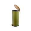Εικόνα για Κάδος Απορριμάτων Soft Close 30ml Λαδί Estia Bamboo Essentials 29x29x65 cm 01-14193
