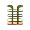 Εικόνα για Θήκη για Κουτάλες Ατσάλινη Λαδί 12x12x14.5cm Estia Bamboo Essentials 01-14155