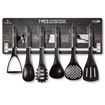 Εικόνα για Σετ Εργαλεία Κουζίνας 7τμχ Με Επιτοίχια Βάση, Metallic Line Carbon Pro Edition BH-6330 Berlinger Haus