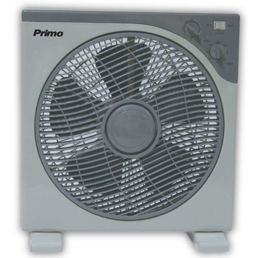 Εικόνα για Ανεμιστήρας Box Fan Primo 30cm 35W με Χρονοδιακόπτη & Περιστρεφόμενο Πλέγμα - Λευκός/Γκρι 800287