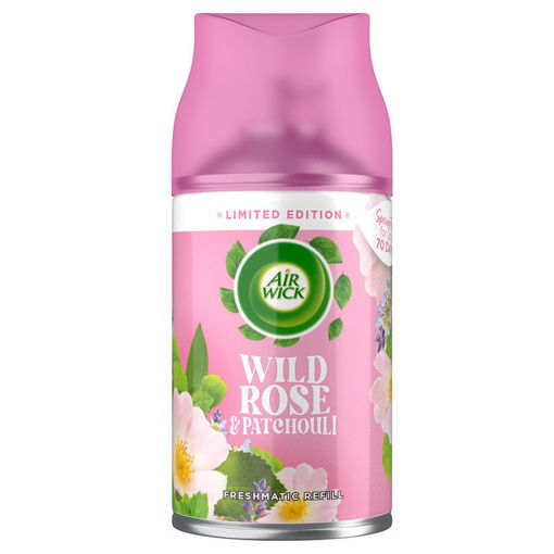 Εικόνα για Ανταλλακτικό Αυτόματης Συσκευής Wild Rose & Patchouli 250ml Air Wick Freshmatic