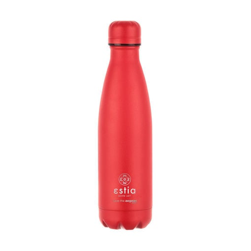 Εικόνα για Θερμός Ανοξείδωτο Save the Aegean 500ml Flask Lite Scarlet Red Estia 01-18054