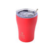 Εικόνα για Ποτήρι Θερμός για Καφέ Ανοξείδωτο 350ml με Καλαμάκι Save the Aegean 350ml Scarlet Red Estia 01-16845