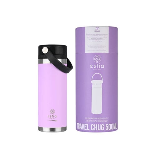 Εικόνα για Θερμός Travel Chug Save the Aegean 500ml Lavender Purple Estia 01-17767