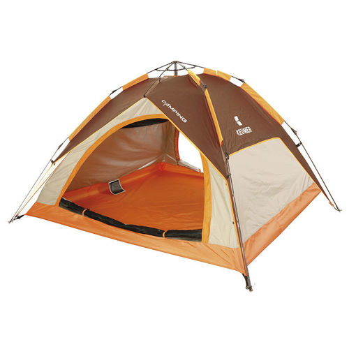 Εικόνα για Αυτόματη Σκηνή Igloo Keumer 3 Ατόμων Καφέ - Στήσιμο 1 Λεπτό | 2 Πόρτες & Σκίαστρο | 210x210x140cm 11230