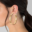Εικόνα για Γυναικεία Σκουλαρίκια Κρίκοι Χρώματος Χρυσό Tassioni 60041171