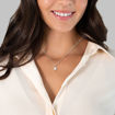 Εικόνα για Γυναικείο Κολιέ Αλυσίδα Με Ζιργκόν Λευκό Σε Ασημί  Χρώμα Nahla Jewels 60231117
