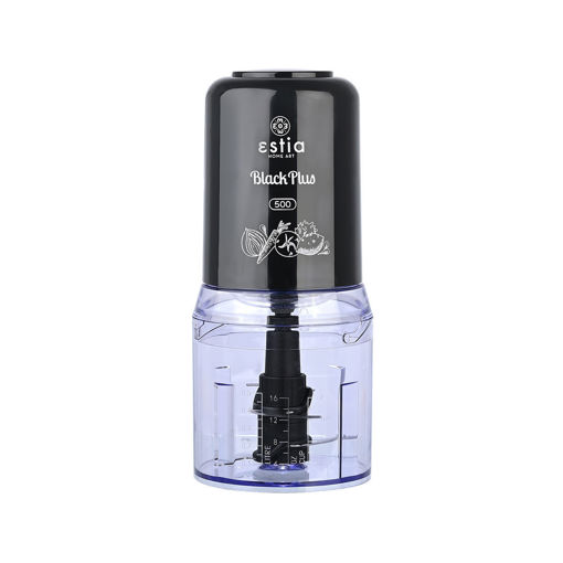 Εικόνα για Πολυκόπτης Estia Black Plus 400W με Μπολ 500ml – 4 Ανοξείδωτες Λεπίδες & 2 Ταχύτητες