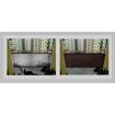 Εικόνα για Κάλυμμα Μπαλκονιού Rattan Καφέ - Μπεζ Με Μεταλλικές Οπές 1 x 5 m Rattanart - SG03612RD08
