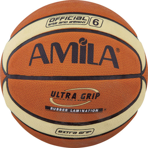 Εικόνα για Μπάλα Basket Cellular Rubber Μέγεθος No. 6 Outdoor AMILA 41511