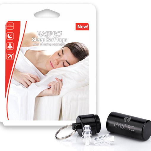 Εικόνα για Ωτοασπίδες Σιλικόνης Universal για τον Ύπνο Haspro Sleep EPUH1902