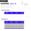 Εικόνα για Ωτοασπίδες Σιλικόνης Universal για τον Ύπνο Haspro Sleep EPUH1902