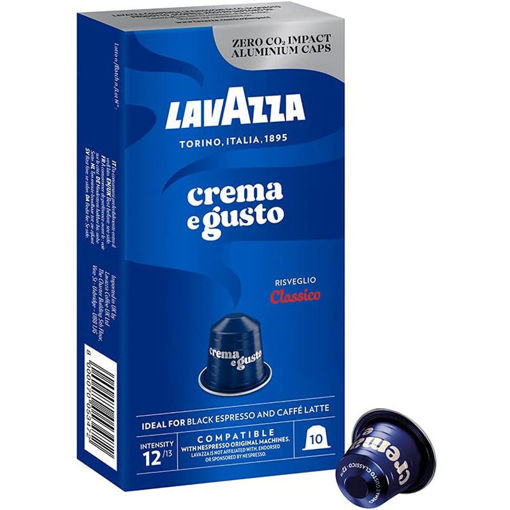 Εικόνα για Lavazza Crema e Gusto Κάψουλες Αλουμινίου Συμβατές Με Nespresso  – 10 Κάψουλες
