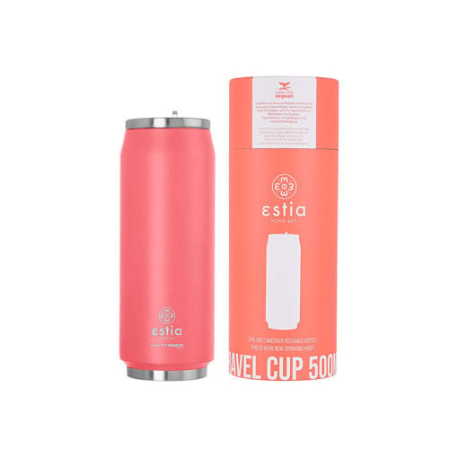 Εικόνα για Θερμός Aνοξείδωτο Travel cup Save the Aegean 500ml Fusion Coral Estia 01-9878