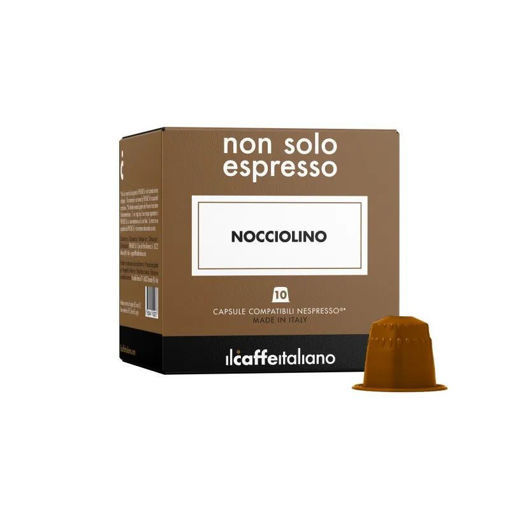 Εικόνα για Ιταλικός Καφές Espresso Nocciolino Συμβατό με Nespresso IL Caffe Italiano – 10 Κάψουλες