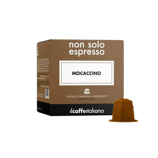 Εικόνα για Ιταλικός Καφές Espresso Συμβατός με Nespresso Mocaccino IL Caffe Italiano – 10 Κάψουλες