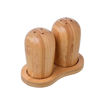 Εικόνα για Αλατοπίπερο Ξύλινο με Βάση 2 τεμ. Bamboo Essentials Estia 01-14605