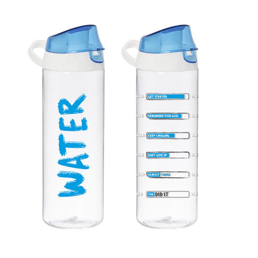 Εικόνα για Πλαστικό Αθλητικό Μπουκάλι Νερού Διαφανές 750 ml Veltihome 16150