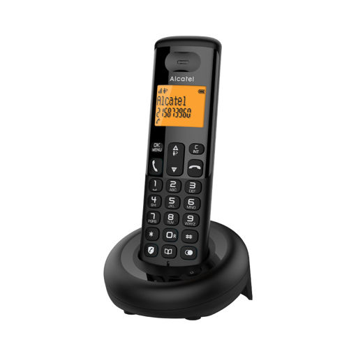 Εικόνα για Ασύρματο τηλέφωνο με δυνατότητα αποκλεισμού κλήσεων E160 EWE μαύρο
