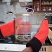 Εικόνα για Γάντια Σιλικόνης Φούρνου Σετ 2 Τεμάχια Κόκκινο-Μαύρο