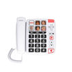 Εικόνα για Ενσυρματο  τηλέφωνο για ηλικιωμένους με ανοιχτή ακρόαση SWISSVOICE XTRA 1110U λευκό