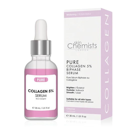 Εικόνα για Ορός Κολλαγόνου Προσώπου Pure Collagen 5% Biphase Serum 30ml Skin Chemists SC678