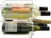 Εικόνα για Στοιβαζόμενα Ράφια Αποθήκευσης Μπουκαλιών Διάφανα 2 τεμάχια
