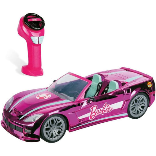 Εικόνα για Barbie Τηλεκατευθυνόμενο Αυτοκίνητο RC Dream Car Pink - Διθέσιο Καμπριολέ 40cm με Χειριστήριο 2.4GHz Mondo Motors M63619