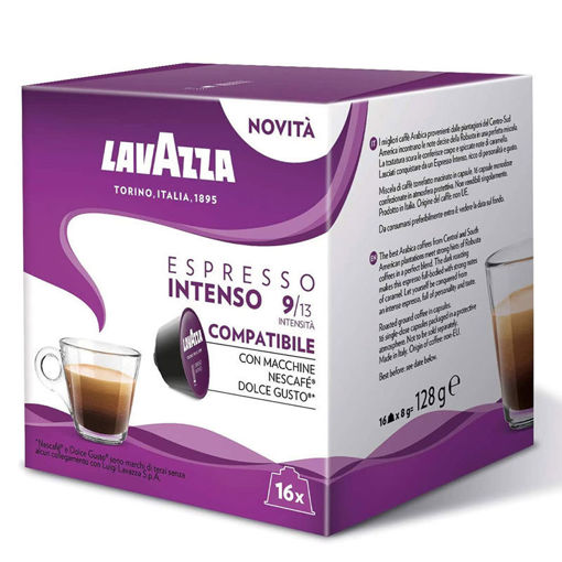 Εικόνα για Lavazza Espresso Intenso Κάψουλες Συμβατές Με Dolce Gusto  – 16 Κάψουλες