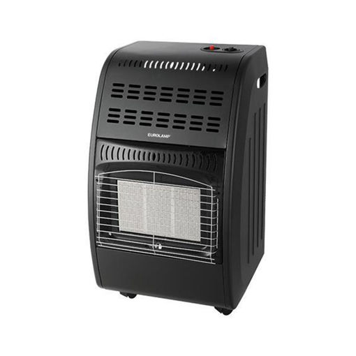 Εικόνα για Σόμπα Υγραερίου Οβάλ 4.2KW Μαύρη με Ρυθμιζόμενο Θερμοστάτη & 3 Κεραμικές Πλάκες Eurolamp 147-29676