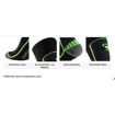 Εικόνα για Αθλητικές Κάλτσες Compression Μέχρι το Γόνατο Unisex Μαύρες STARK SOUL 2139
