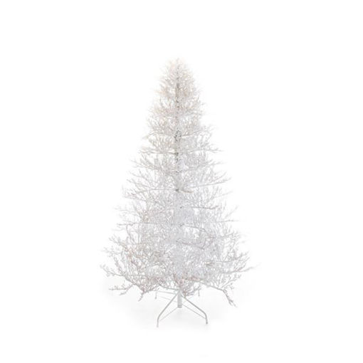 Εικόνα για Χριστουγεννιάτικο Έλατο Λευκό Ισλανδία 180cm με Μεταλλική Βάση Eurolamp 600-30612