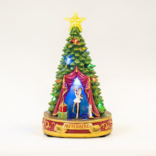 Εικόνα για Χριστουγεννιάτικo Φωτιζόμενo Δέντρο Nutcracker με Μουσική και Κίνηση 21,2x21,2x34cm Eurolamp 600-45617