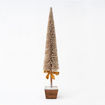 Εικόνα για Χριστουγεννιάτικο Διακοσμητικό Δεντράκι, Χρυσό, Με Φύλλα, Πλαστικό  20x95cm Eurolamp 600-45648