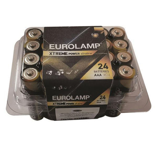 Εικόνα για Αλκαλικές Μπαταρίες Extreme AAA - LR03, 1.5V 24 Τεμάχια Eurolamp 147-24127