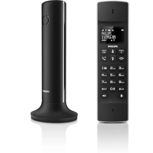 Εικόνα για Ασύρματο τηλέφωνο με ανοιχτή ακρόαση, φωτιζόμενη οθόνη & πληκτρ. και 50 διπλές μνήμες Philips M4501B/GRS Black (Ελληνικό Μενού)