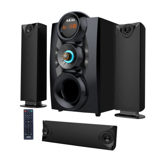 Εικόνα για Ηχοσύστημα 3.1 με Bluetooth, USB, SD, Aux-In και ραδιόφωνο – 75 W Akai SS028A-3208C