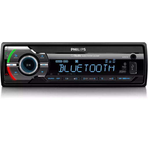 Εικόνα για Ηχοσύστημα αυτοκινήτου με Bluetooth, είσοδο επιπλέον μικρ., USB, κάρτα SD και Aux-In 4 x 50 W Philips CE235BT/GRS