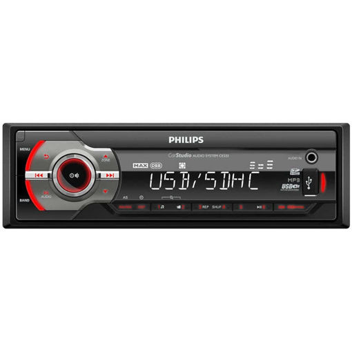 Εικόνα για Ηχοσύστημα αυτοκινήτου με USB, κάρτα SD και Aux-In 4 x 50 W Philips CE233/GRS