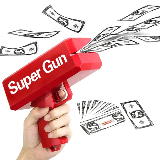 Εικόνα για Εκτοξευτής χρημάτων σε κόκκινο χρώμα Super Money Gun