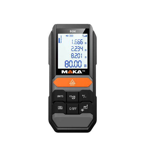 Εικόνα για Ψηφιακός Μετρητής απόστασης (80μ.) με οθόνη Maka Technology MK-201