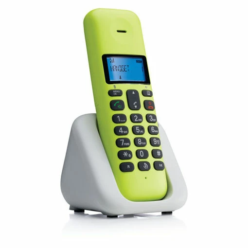 Εικόνα για Motorola T301 Lime Lemon (Ελληνικό Μενού) Ασύρματο τηλέφωνο με ανοιχτή ακρόαση
