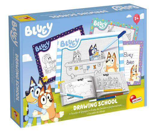 Εικόνα για Lisciani Bluey Drawing School 99382 - Σχολή Ζωγραφικής με Θρανίο & Πίνακες Write-Erase για Παιδιά 3+ Ετών