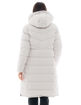 Εικόνα για Biston fashion γυναικείο μακρύ μπουφάν με ενσωματωμένη κουκούλα Ice 48-101-088