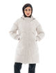 Εικόνα για Biston fashion γυναικείο μακρύ μπουφάν με ενσωματωμένη κουκούλα Ice 48-101-055